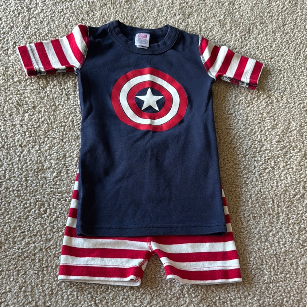 Hanna Andersson Captain American Pj’s